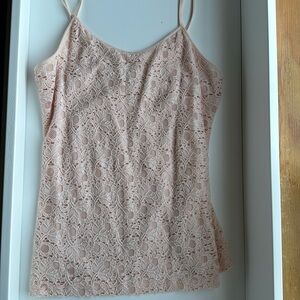 Lace Pink Tank